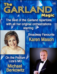 Karen Mason sings Judy Garland Song Book.  Michael Berkowitz conducts