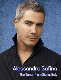 Italian Tenor, Alessandro Safina in Concert
